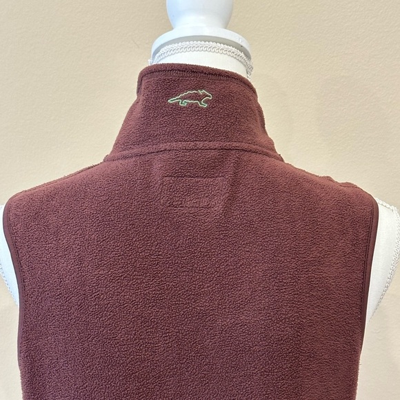 Toad&Co Horny Toad Brown Fleece Zip Up Vest Women’s Small - Picture 6 of 7